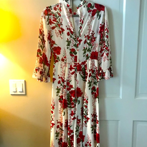 Reformation beautiful flower dress size 0